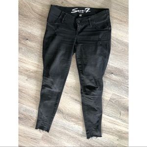 Black denim Seven jeans (maternity)